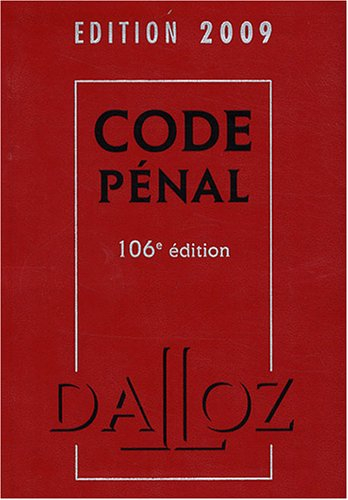 Code pénal 2009