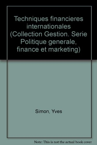 techniques financières internationales (gestion)