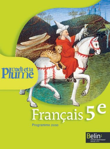 Français 5e : programme 2010