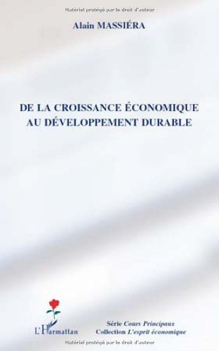De la croissance économique au développement durable