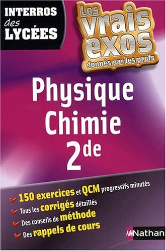 Physique chimie 2de