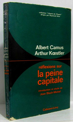 réflexions sur la peine capitale.