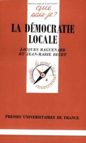 La Démocratie locale