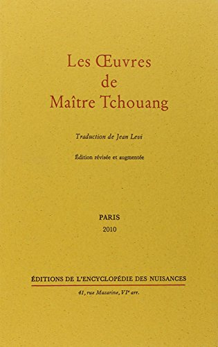 les oeuvres de maître tchouang