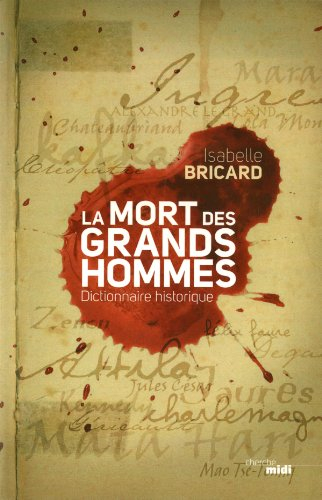 La mort des grands hommes : dictionnaire historique