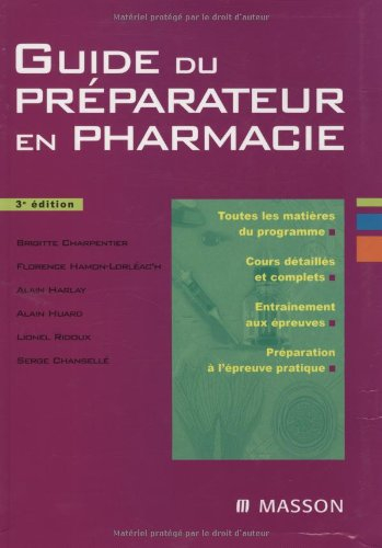 Guide du préparateur en pharmacie
