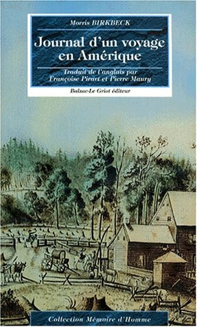 journal d'un voyage en amerique. depuis la côte de virginie jusqu'au territoire de l'illinois