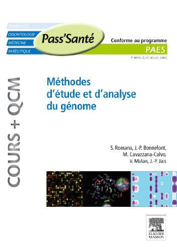 Méthodes d'étude et d'analyse du génome : PAES