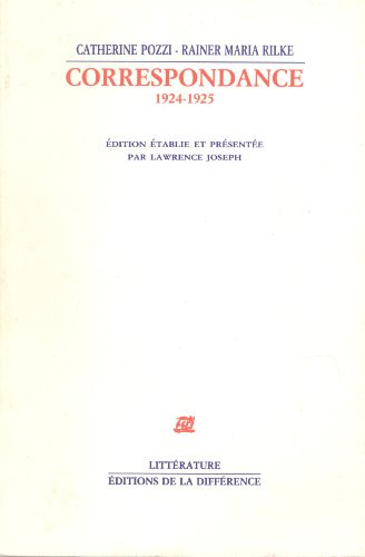 correspondance : 1924-1925