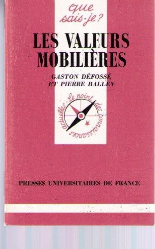 Les Valeurs mobilières