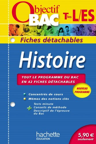 Histoire terminales L-ES : nouveau programme