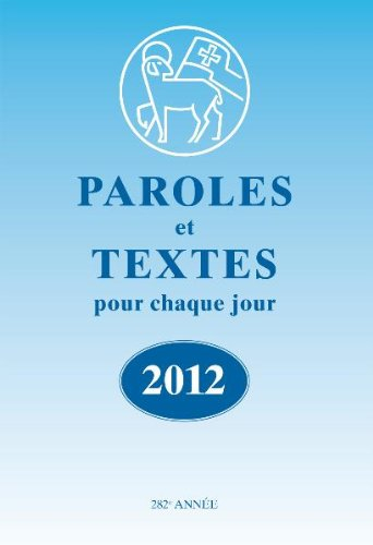 paroles et textes 2012: paroles et textes