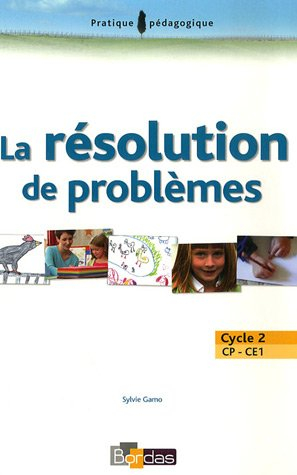 La résolution de problèmes : cycle 2, CP-CE1