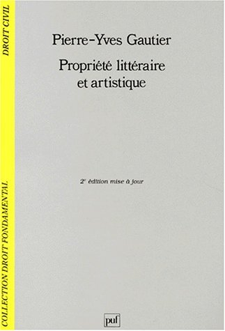 propriété littéraire et artistique