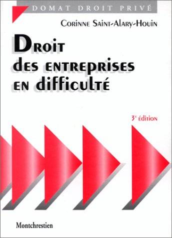 Droit des entreprises en difficulté, 3e édition