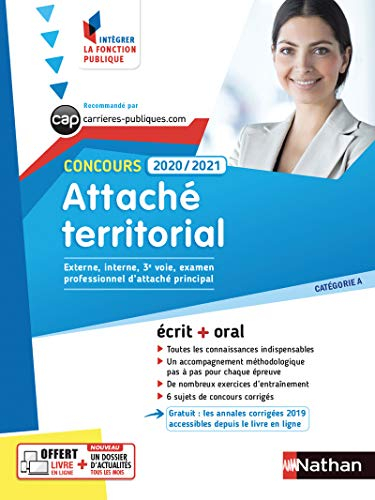 Concours attaché territorial, 2020-2021 : externe, interne, 3e voie, examen professionnel d'attaché 