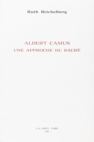 albert camus approche du sacre