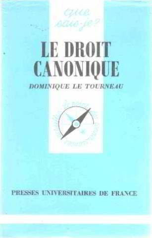 le droit canonique