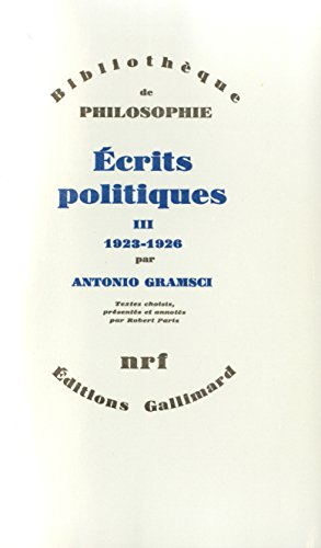 ecrits politiques, tome iii