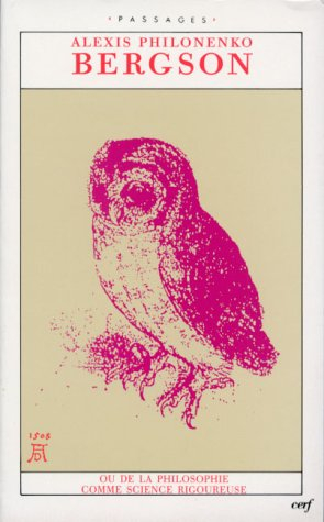 Bergson ou De la philosophie comme science rigoureuse