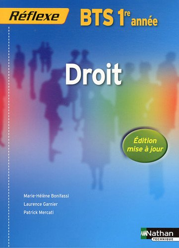 Droit, BTS 1re année