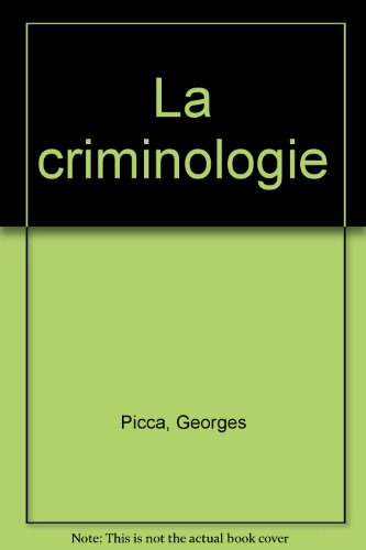 la criminologie