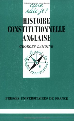 Histoire constitutionnelle anglaise