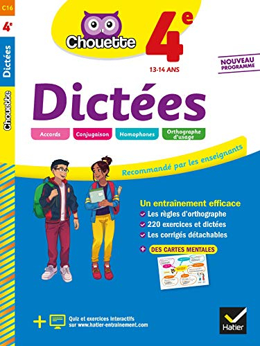Dictées 4e, 13-14 ans : nouveau programme