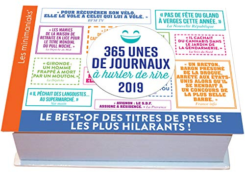 365 unes de journaux à hurler de rire 2019