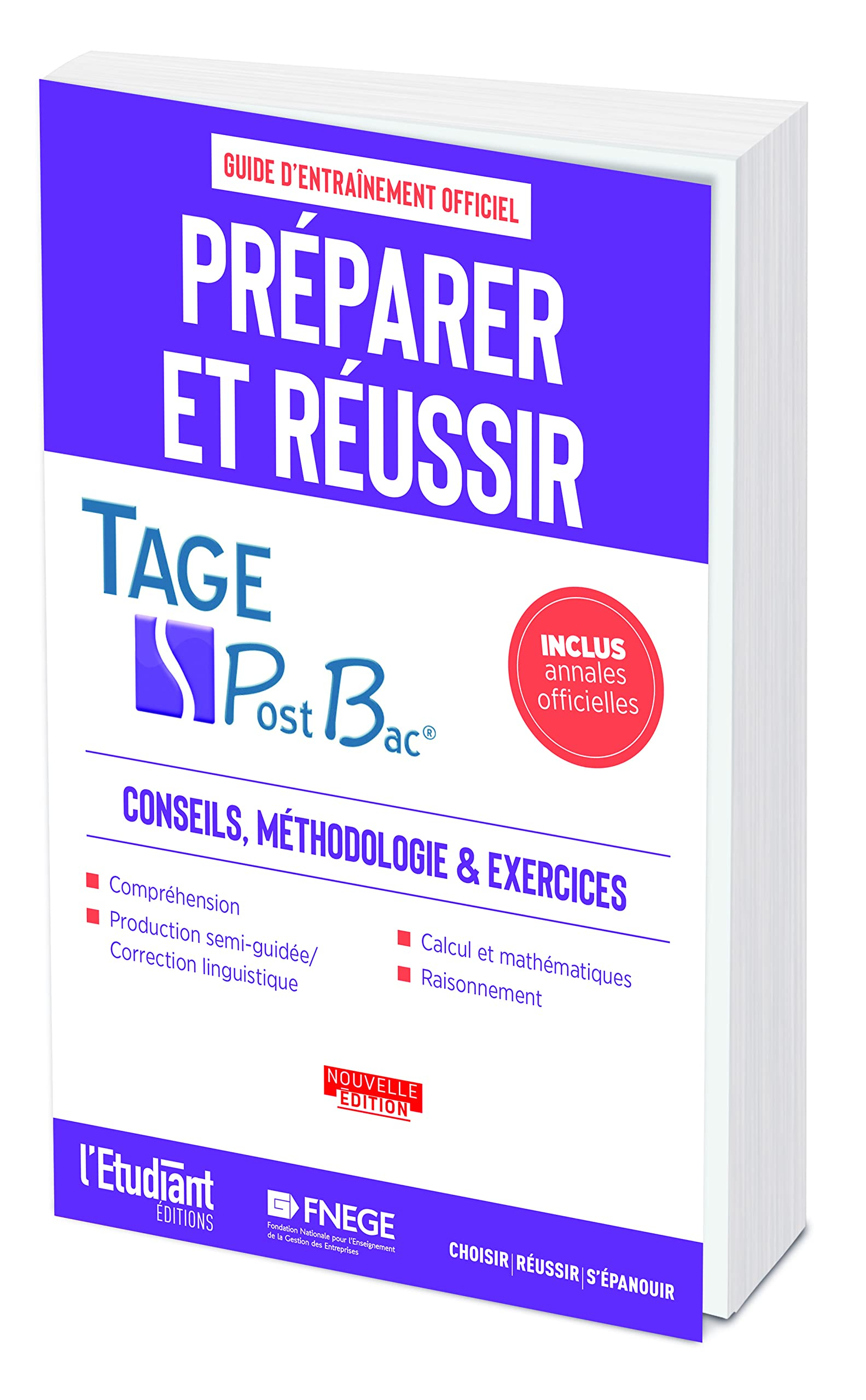 Tage post bac : préparer et réussir, guide d'entraînement officiel : conseils, méthodologie & exerci