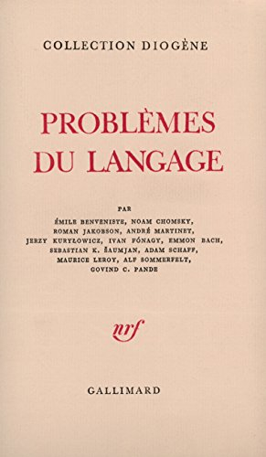 Diogène, n° 1. Problème du langage