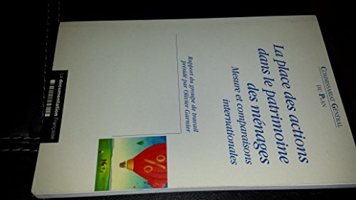 La place des actions dans le patrimoine des ménages : mesure et comparaisons internationales