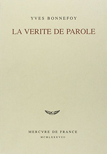 La vérité de parole