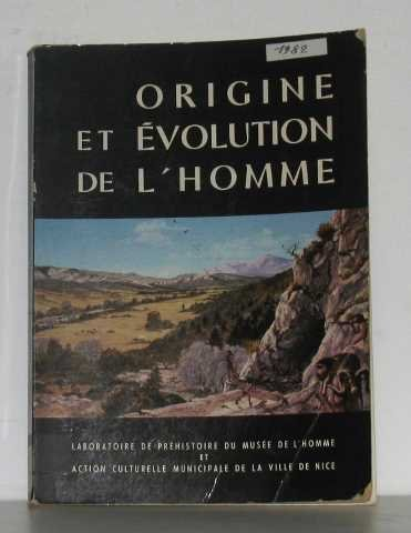 origine et évolution de l'homme