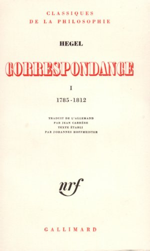correspondance (tome 1-1785-1812)