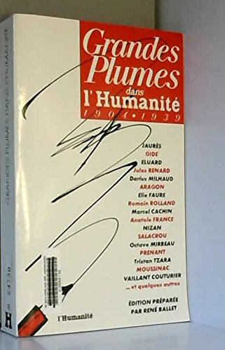 Grandes plumes dans l'Humanité : 1904-1939