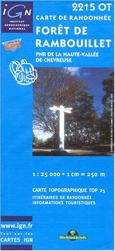 Carte de randonnée : Forêt de Rambouillet