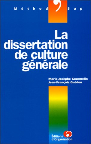 La dissertation de culture générale