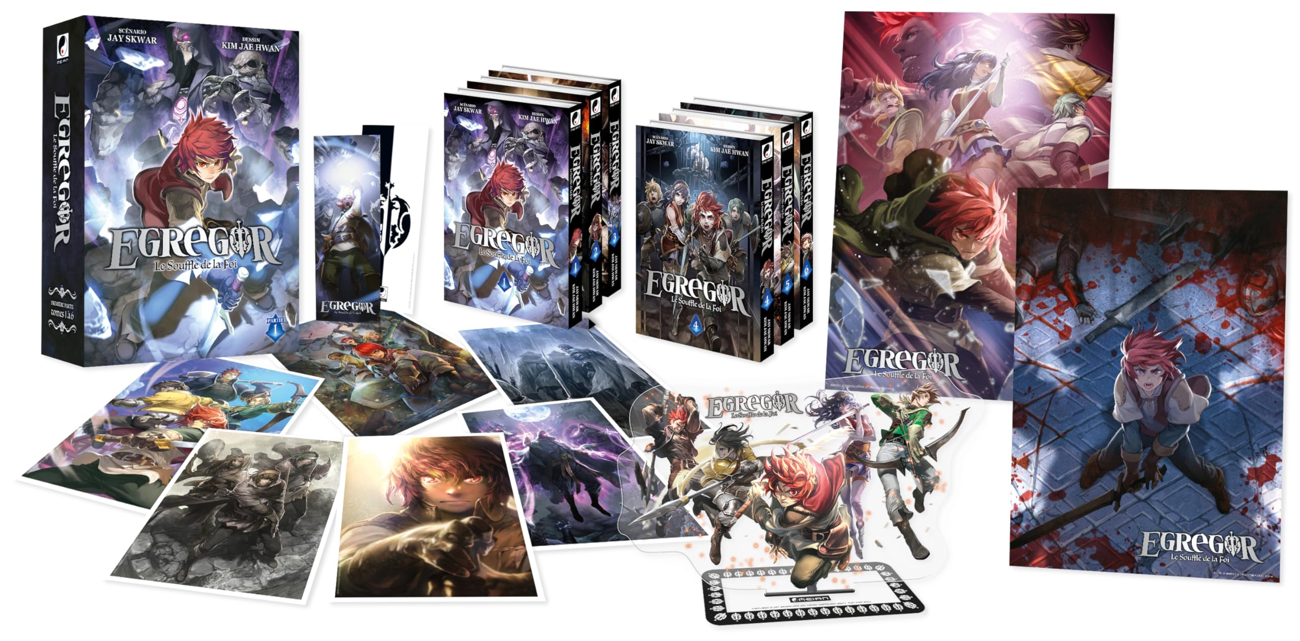 Egregor : le souffle de la foi : partie 1, tomes 1 à 6, coffret collector