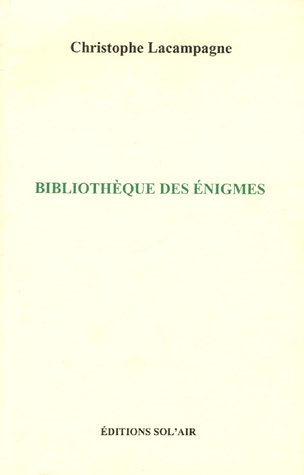 bibliothèque des énigmes