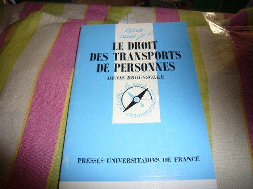 Le droit des transports de personnes