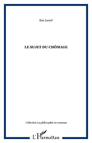 Le sujet du chômage