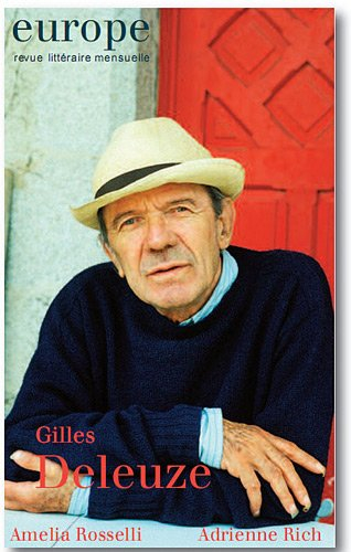 Europe, n° 996. Gilles Deleuze