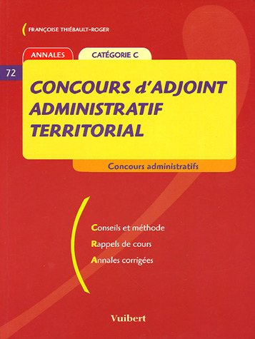 concours d'adjoint administratif territorial : catégorie c