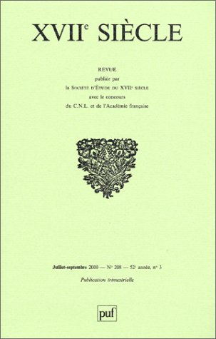 Dix-septième siècle, n° 208