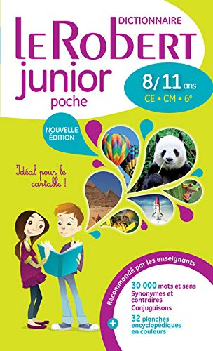 Le Robert junior poche : dictionnaire CE-CM-6e, 8-11 ans