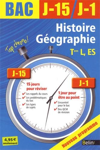 Histoire géographie terminales L, ES : nouveau programme