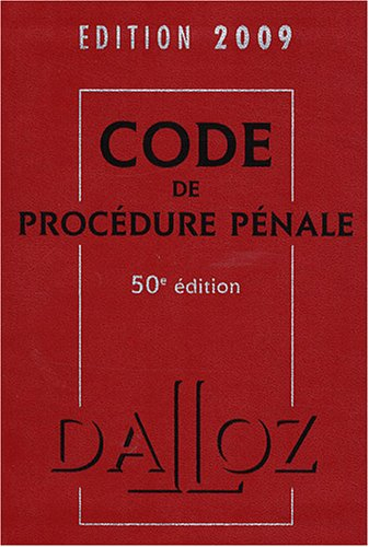 Code de procédure pénale 2009