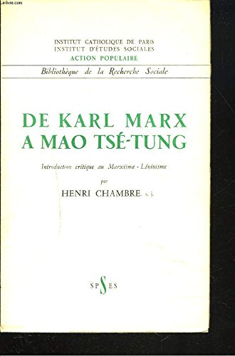 de karl marx a mao tse tung