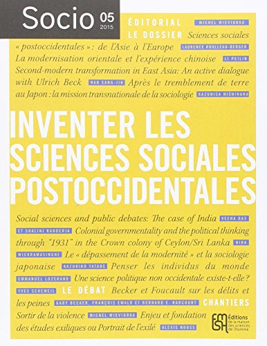 Socio, n° 5. Inventer les sciences sociales postoccidentales